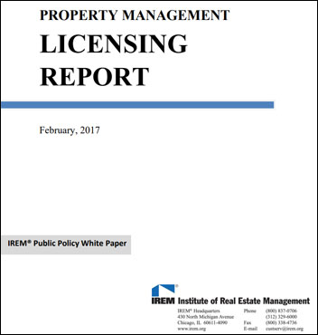 Property Management Licensing Report